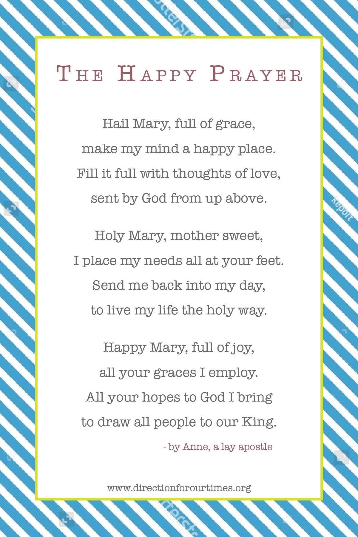 The Happy Prayer