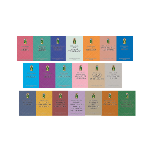Colección completa de folletos El cielo habla (Complete Set of Heaven Speaks booklets in Spanish)