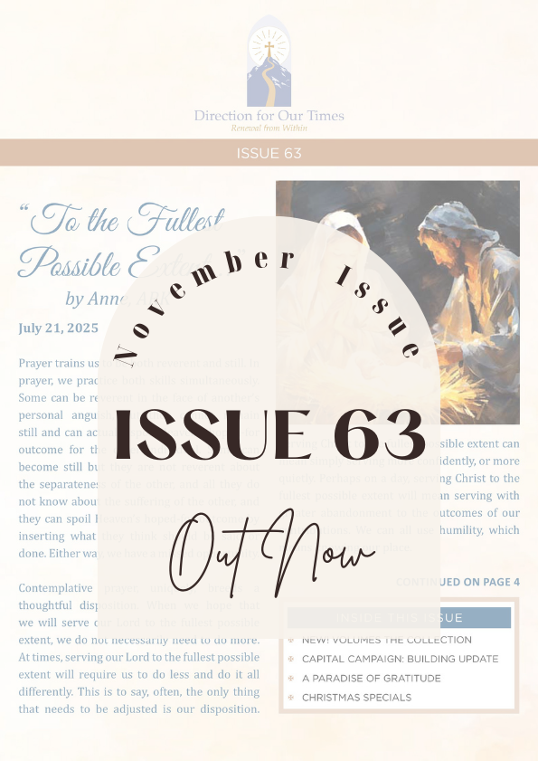 Apostolate Newsletter Subscription - Printed Copy